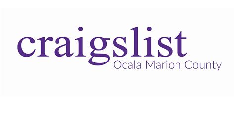 craigslist provides local classifieds and forums for jobs, housing, for sale, services, local community, and events. . Craigslist ocala fl
